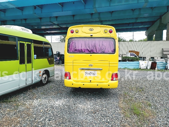 중고버스는 abc버스 현대 카운티 롱바디