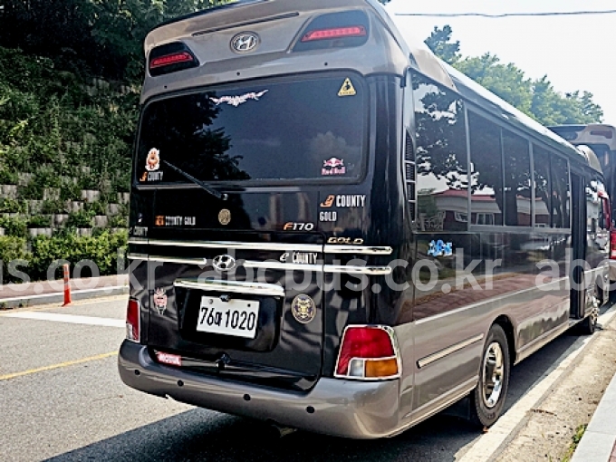 중고버스는 abc버스 현대 카운티 롱바디